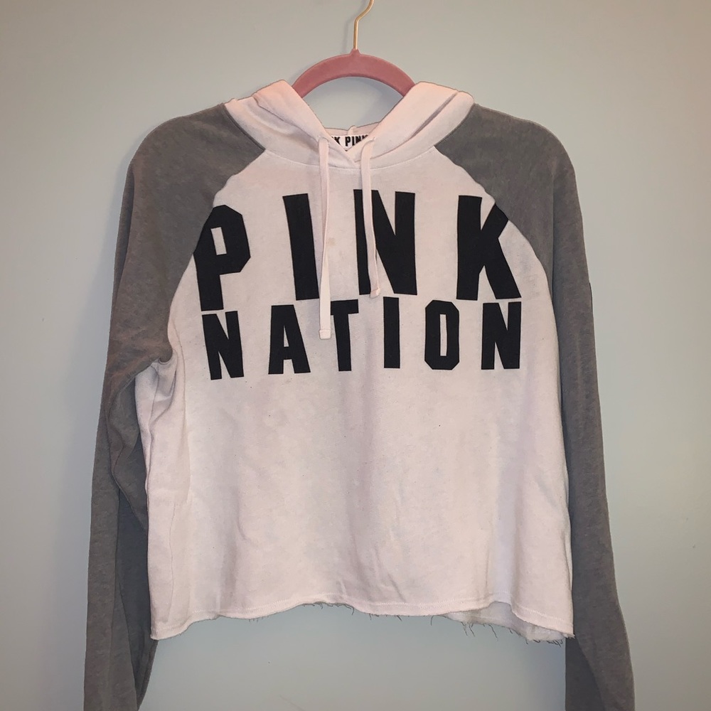 Victoria’s Secret Pink Slightly Cropped Hoodie